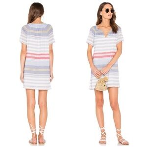 Soft Joie Jeana Dress in Provence Multi Split Neck